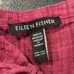 Eileen Fisher  Top Womens XXS Pink Organic Linen Boxy Fit Oversized *Flaw-stain* Photo 1