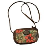 Jaclyn Smith  Orange Floral Paisley Crossbody Bag Photo 0