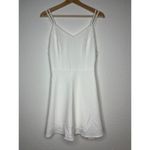 Commense White Criss Cross Backless Mini Dress M NWT Size M Photo 2