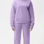 Pangaia 365 Orchid Purple Organic Cotton Long Sleeve Crop Hoodie Sweatshirt XXS Photo 2