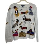 VTG Northern Isles Dog Graphic Crewneck Sweater Women’s Size XL Photo 2