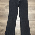 Abercrombie & Fitch 70's Flare Ultra High Rise Black Stretch Jeans Size 26 Photo 0