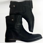 Arturo Chiang Womens Black Leather Chelsea Pull On Boots Size 7M Photo 5