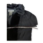 Nordstrom Y2K Paul & Joe Black Mini Dress Defile Eugenie Velvet-Paneled Stretch-Crepe Twee Photo 7