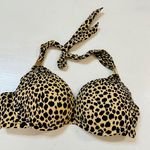 Victoria's Secret 36 C Bikini Top Leopard Cheetah Print Animal Photo 1