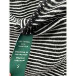 Ralph Lauren Lauren  Black White Striped Ruffled Pajama Set Long Sleeve Pants S Photo 10