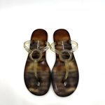 Geghege Milano Brown Jelly Thong Sandals Women's 9 US Photo 4