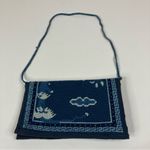 Dark Blue Tapestry City Skyline Foldover Purse Photo 4