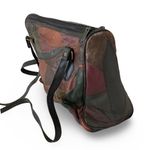 Vintage 90s Leather Patchwork Bag Brown Photo 2