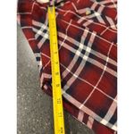 Sim and Sam women's flannel plaid shirt size M Red Size M Photo 7