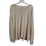 Magaschoni NWT  100% Linen Peach Long Sleeve Top Oversized Medium Casual Comfy Photo 2