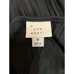 Black Pleated Maxi Dress With Spaghetti Straps Size M Photo 6