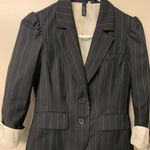 Anthropologie Sine navy pinstripe blazer Photo 3