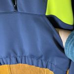 Flex Time Women's 1/2 Zip Color Block Pullover Jacket, Large NWT Blue Photo 2