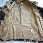 J.Crew  Women's Brown and Black Floral Military Jacket Photo 10