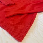 Red/Orange Turtleneck Sweater Orange Photo 1