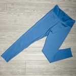 None Blue Raw Hem Soft Yoga Jogger Leggings Size Xl Photo 2