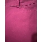 7th Avenue Design Studio Size 4 Burgundy Chino Dress Pants Stretch Work Trousers Purple Photo 7