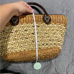 Brighton  Vintage Wicker Hand Bag Tan Photo 7