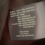 Kenneth Cole Keneth Cole Reaction Black Puffer Down Coat with Removable Hood. Size Small Photo 10