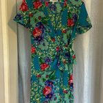 Adrianna Papell SAFE SILK TROPICAL DRESS Sz:4P Photo 0