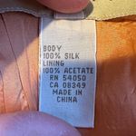 Jones New York Cream Orange Midi 100% Silk Skirt Zipper & Button In Back SZ 16P Photo 8