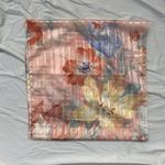 Whimsical Romantic Pastel Watercolor Floral Flower Scarf / Shawl 15x64 Pink Photo 2