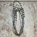 White House | Black Market Multi-Strand Pearl and Silver Necklace Set of 3 Photo 9