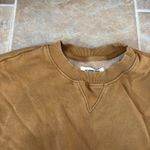 The Normal Brand Sweater Womens Size Large Jackie Vintage Fleece Crewneck Brown Photo 5