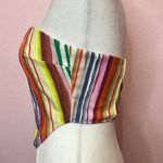 Tiger Mist Ceara Strapless Corset Striped Top. Size S Photo 3