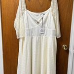 Unique Vintage NEW  Polka Dot Lamar Bridal Swing Midi Dress Ivory White 5X NWT Photo 15