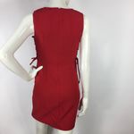 Glamorous  Side Tie Red Sheath Dress Photo 7