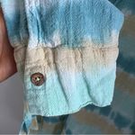 Rip Curl Gauzy Ombre Tie Dye Beachy Coastal Boho Top Large Photo 4