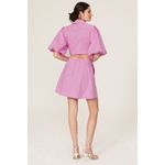 Jonathan Simkhai Aulora Pink Cut Out Short Sleeve A Photo 2