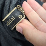 El Shaddai Women'sĀ Long SleeveāGray Shirt With Embroidered Pearls SizeāLarge Black Photo 5