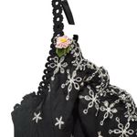 Free People NWT  Sweet Sugar Black Underwire Floral‎ Whimsy Eyelet Bra 34C Photo 1