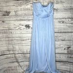 David's Bridal Versa Dress Convertible 10 Way Bridesmaid Dress Ice Blue 8 Photo 2