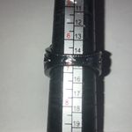 Elegant Black and Silver Boho Statement Ring Photo 5