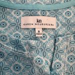 Karen Neuburger Blue Short Sleeve Crop Pant Pajama Set D20 Photo 1
