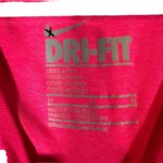 Nike Dri Fit Pink Long Sleeve V-Neck Athletic Long Sleeve T-Shirt Women Sz M Photo 6