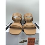 dv By Dolce Vita Women's Sharona Dual Strap Heeled Sandal Cafe/Tan 8.5 New Photo 1