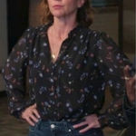 Wilfred Aritzia Wil­fred Alexis Blouse Button-up Ruffle floral Blouse Size‎ xx Small Photo 0