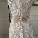 Pretty Little Thing NWT  White High Neck Lace Crochet Bodycon Mini Dress 4 Photo 8