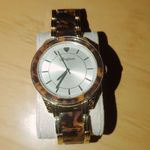 Brighton Carpinteria Womens Watch Gold Tone & Tortoise Shell Band Photo 4
