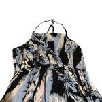 Free People Intimately Heat Wave Blue Floral Maxi Dress Spaghetti Strap Large Photo 2