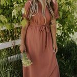 Roolee Taylor Jane Wrap Midi Dress  Photo 0