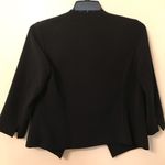 W By Worth Black Open Front Crop Jacket Photo 3
