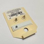 NWT City By City Genuine CZ Gold Tone Pierced Stud Earrings MSRP $20 Photo 5