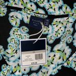 Kaari Blue KAARI plus size 1X pullover blue curvy turquoise Jolie abstract florals tanktop Photo 7