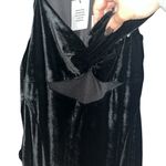 Majorelle NEW NWT Maya Sheer Long Sleeve Velvet Gown In Black Photo 4